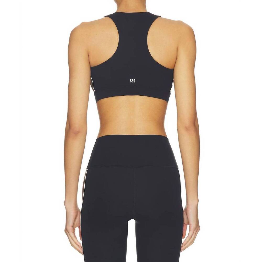 NEW SPLITS59 lexi rigor bra in black/dark choc. - Picture 2 of 3